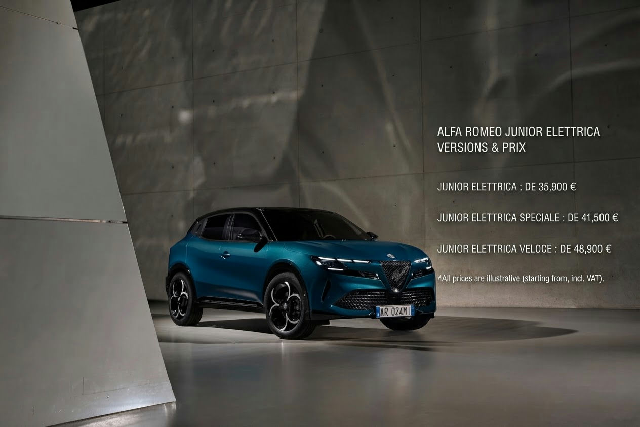 Alfa Romeo Junior Elettrica : les prix selon la version choisie