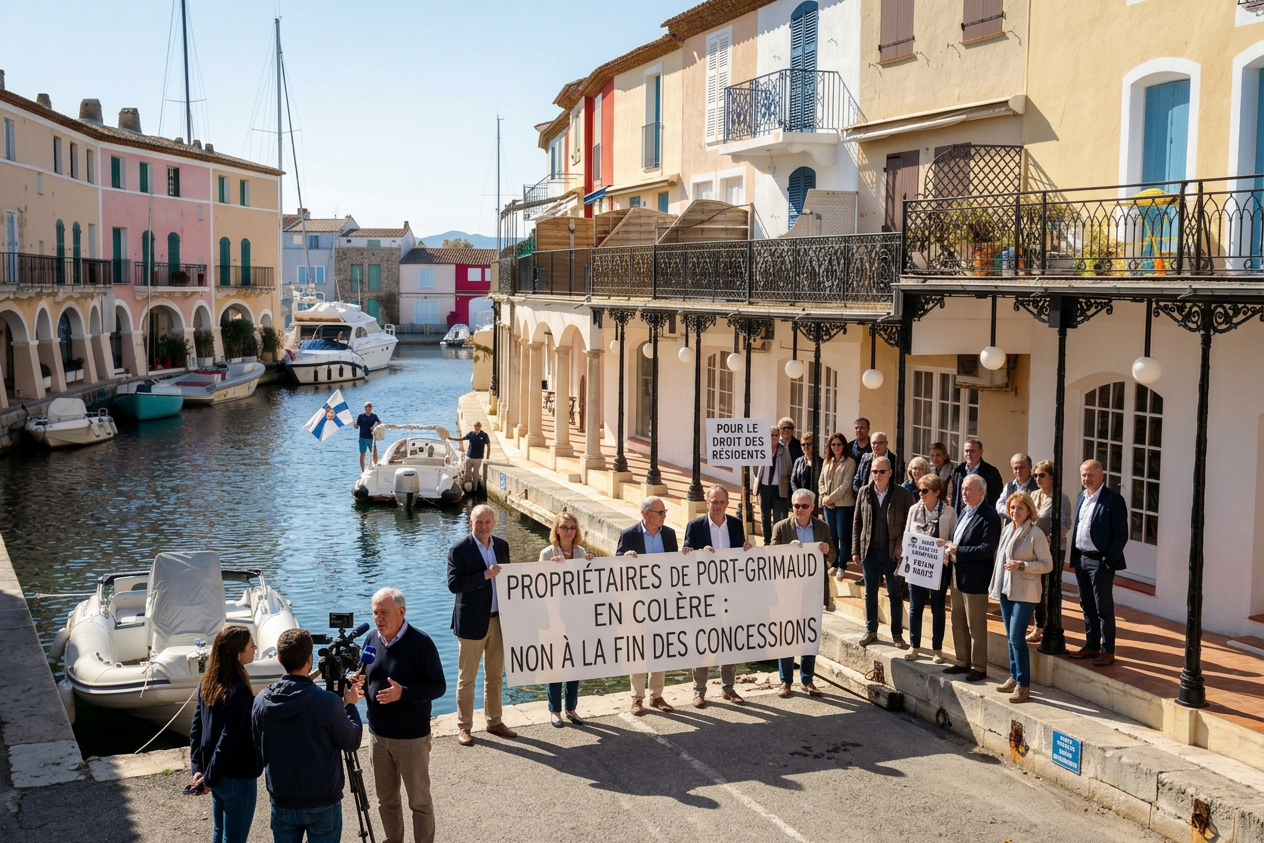 Port-Grimaud : Les propriétaires s'opposent à la fin des concessions