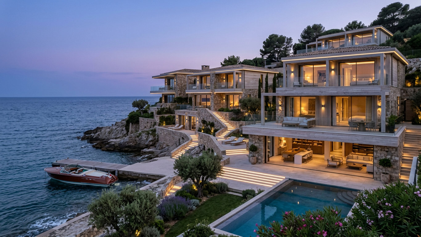 Côte d'Azur : une pépite privée et les pieds dans l'eau à vendre 4,9 M€