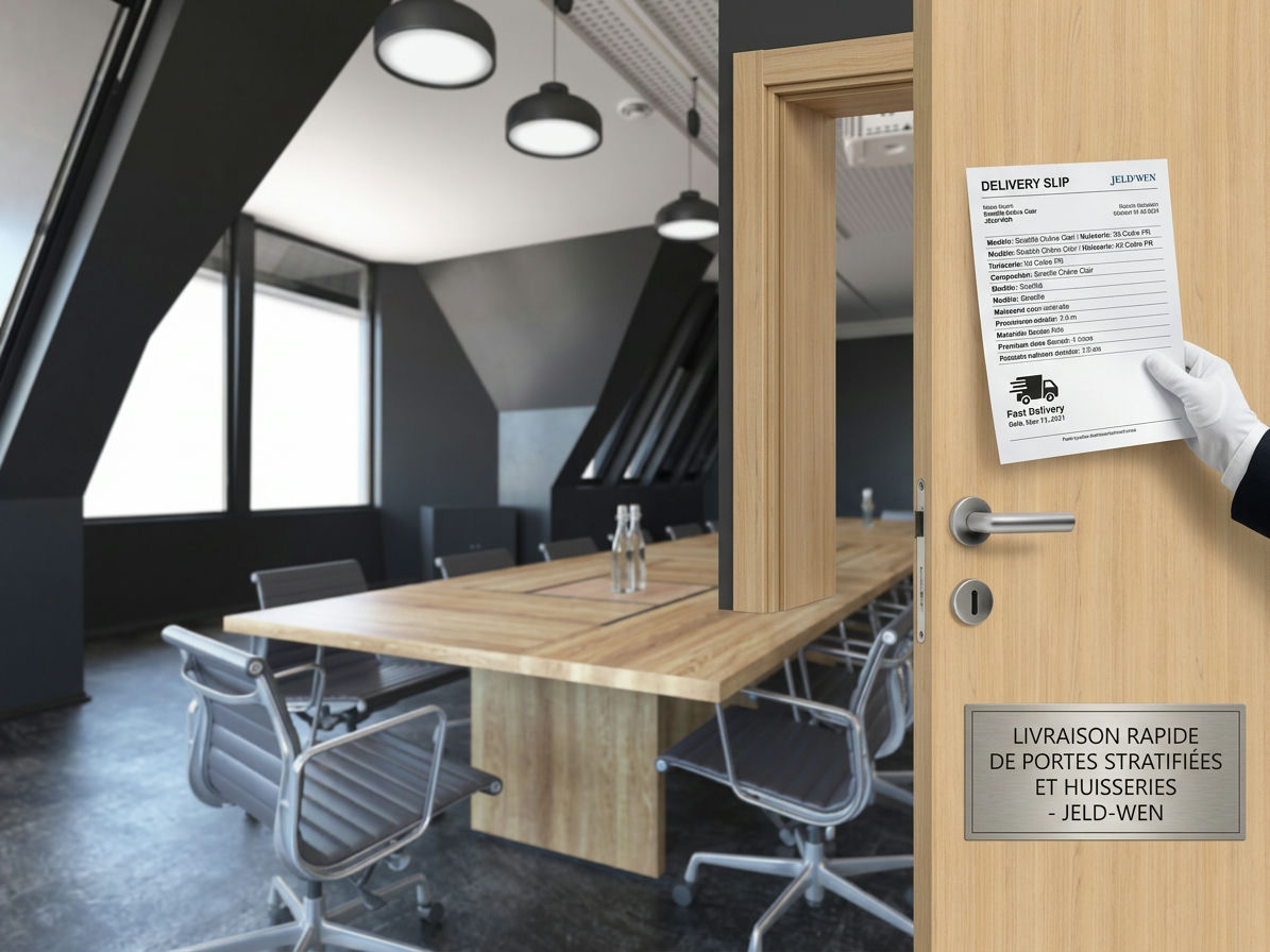 JELD-WEN: livraison rapide de portes stratifiées et huisseries