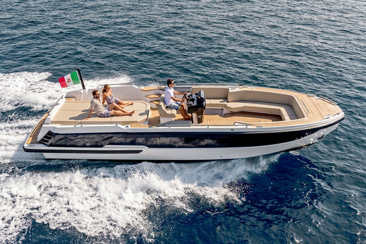 FIM TT9 : une annexe nautique de 9,40 m avec 370 ch