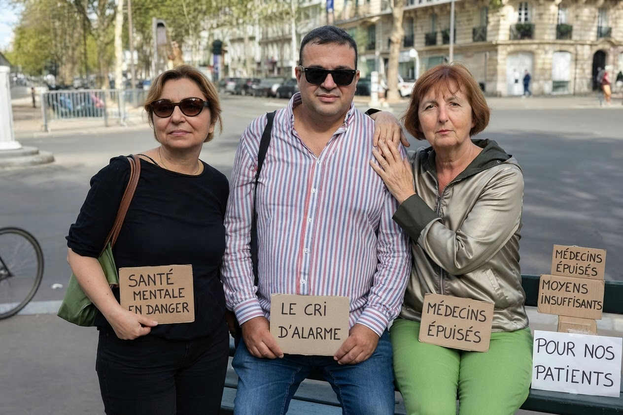 Grève des psychiatres sur la santé mentale : le cri d'alarme