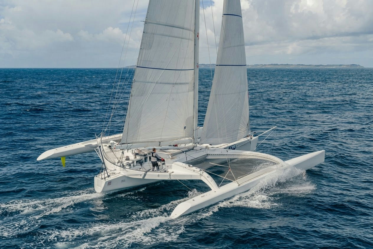 Route du Rhum 2026 : Damien Seguin qualifié en Vintage Multi
