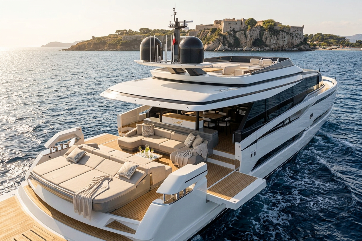 Extra 99 Fast : Visite privée d'un yacht performant à l'ambiance estivale