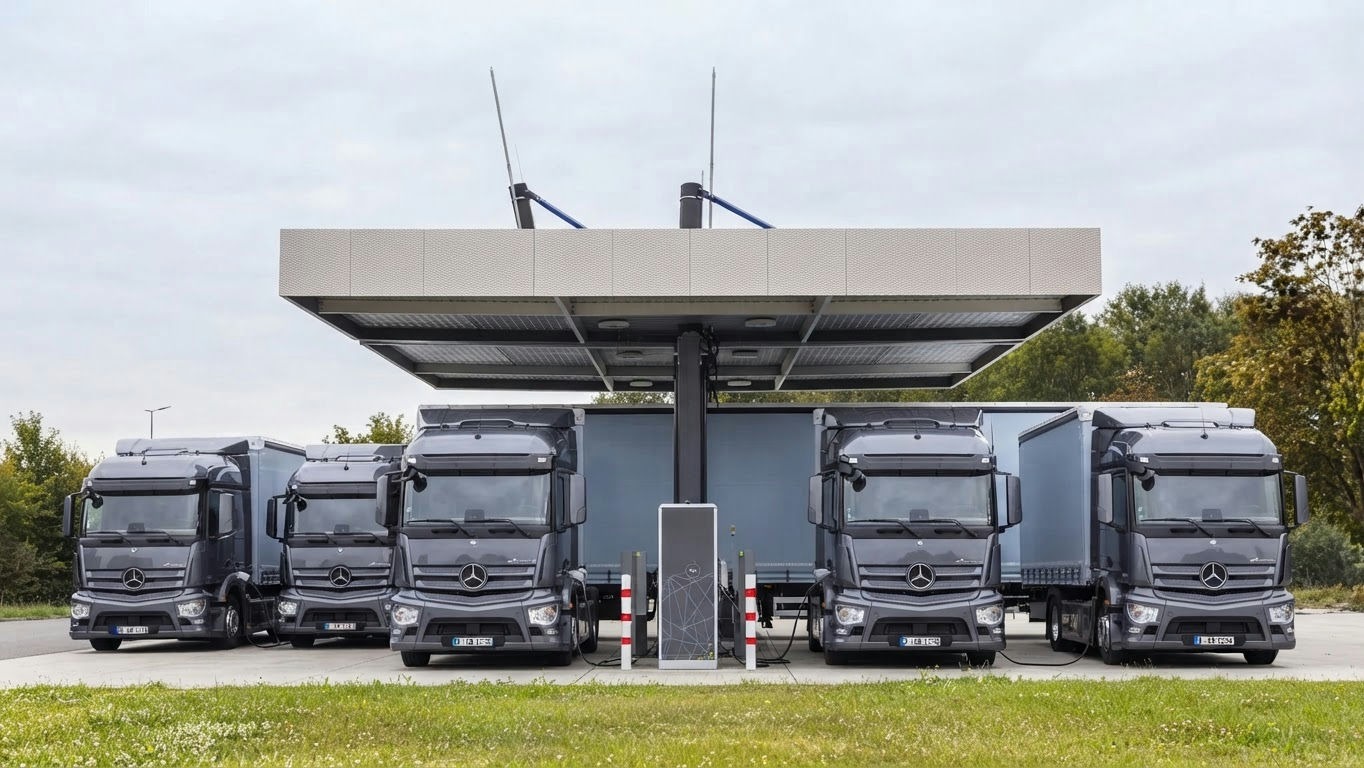 Amazon déploie 50 Mercedes électriques eActros 600 en Allemagne