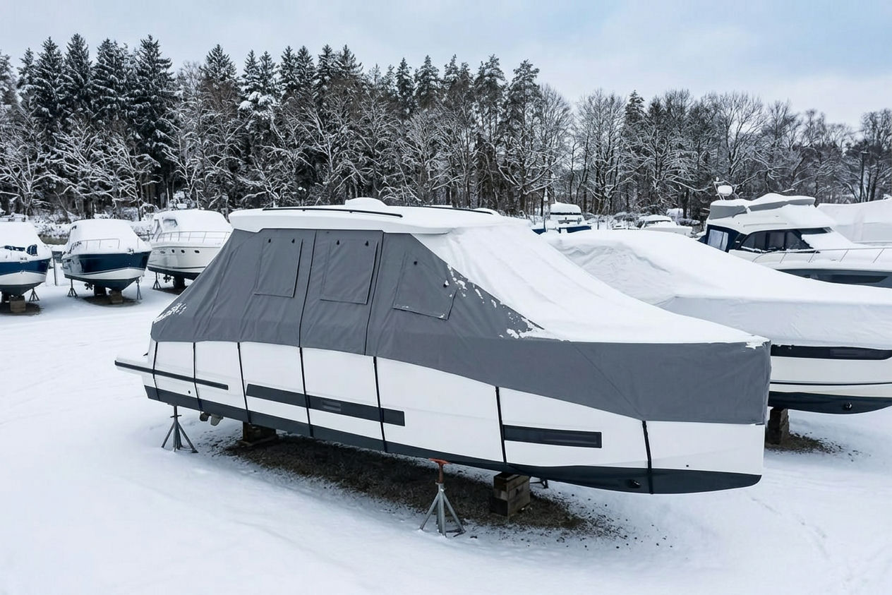 De Antonio 36 Cabin Le nouveau bateau couvert pour l'hiver