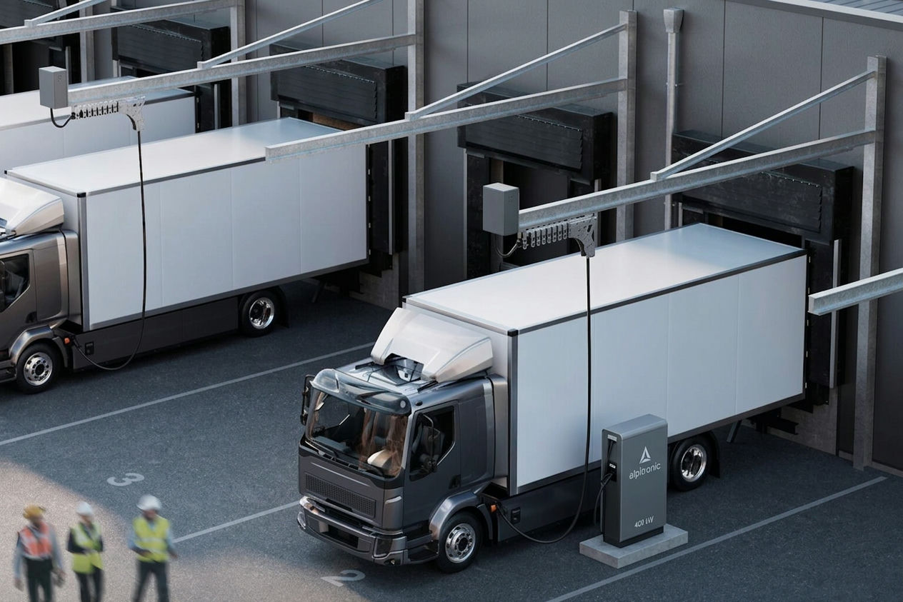 Alpitronic : borne 400 kW ultra-compacte pour camions électriques