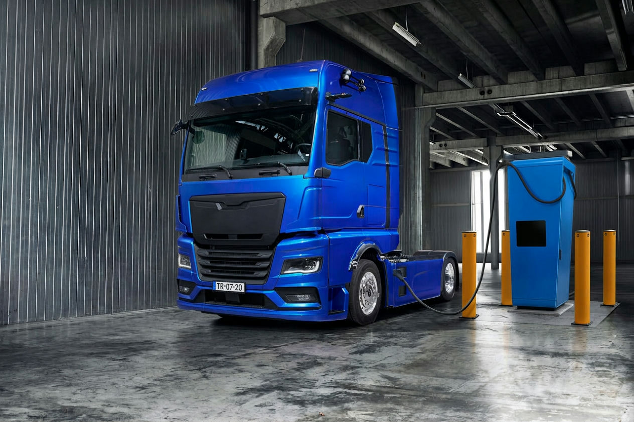 MAN eTGX: 720 km d'autonomie pour le nouveau camion électrique MAN