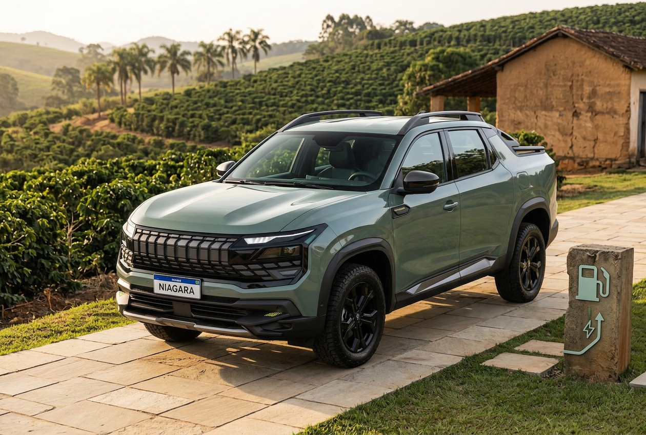 Renault Niagara : le pick-up hybride Flex-fuel pour l'Amérique latine