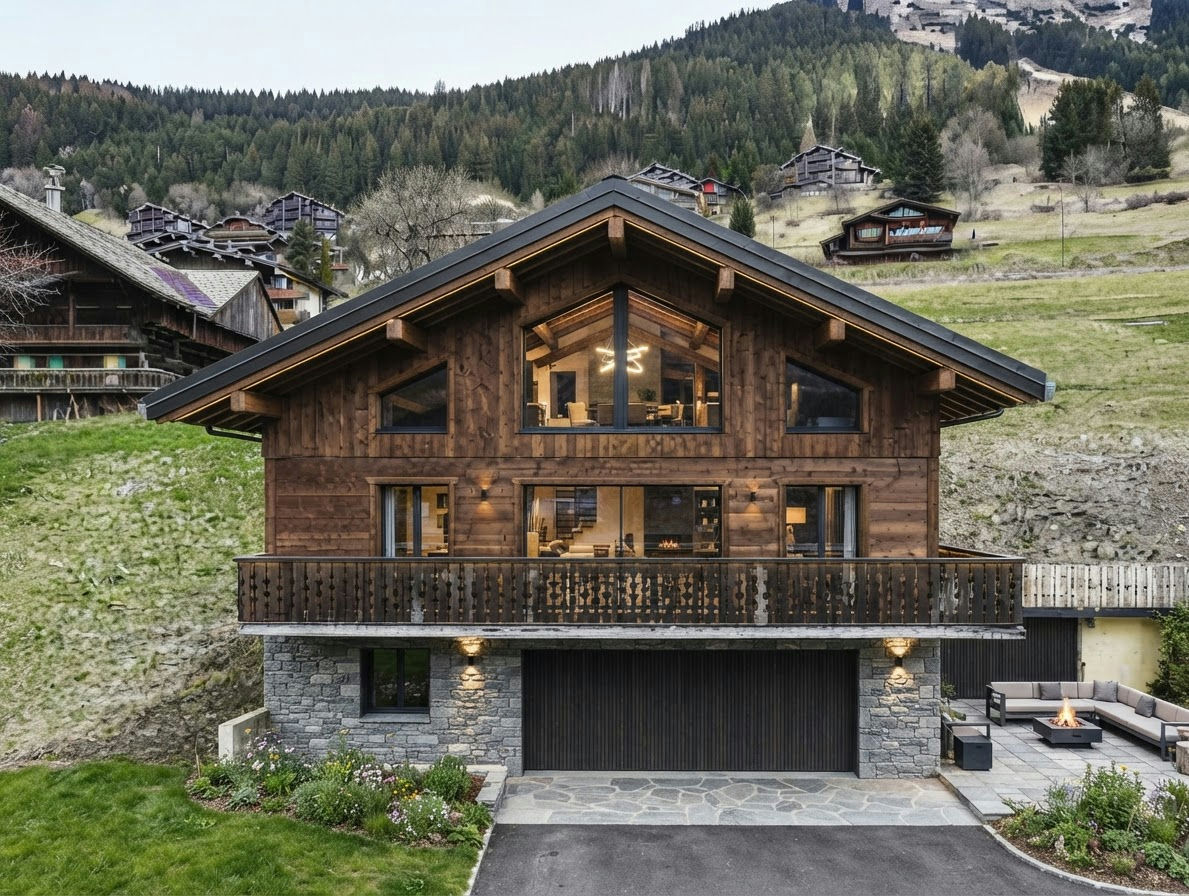 Métamorphose d'un chalet 60's en Haute-Savoie par Studio Origami