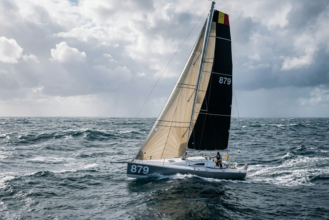 Quentin Debois vise le record de l'Atlantique Nord en solitaire