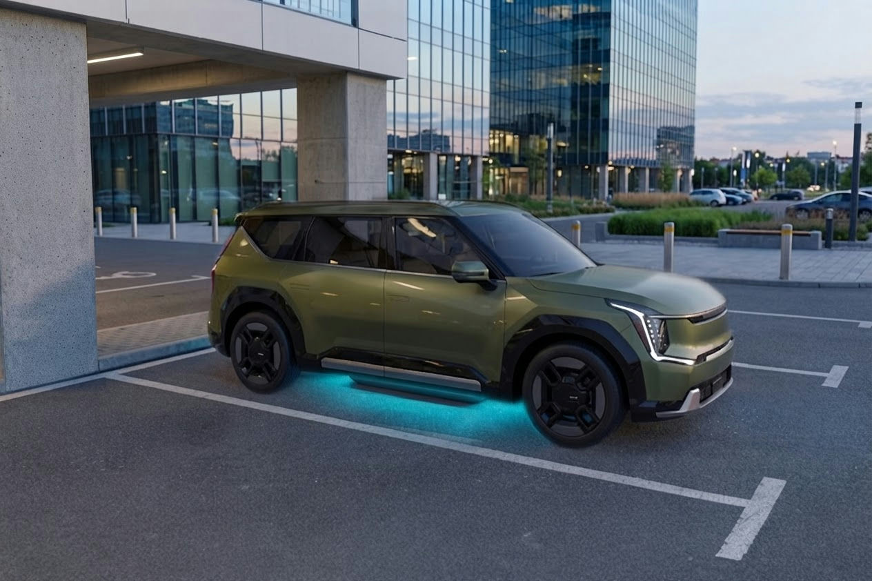 Recharge sans fil : la voiture électrique fait le plein sur sa place de parking