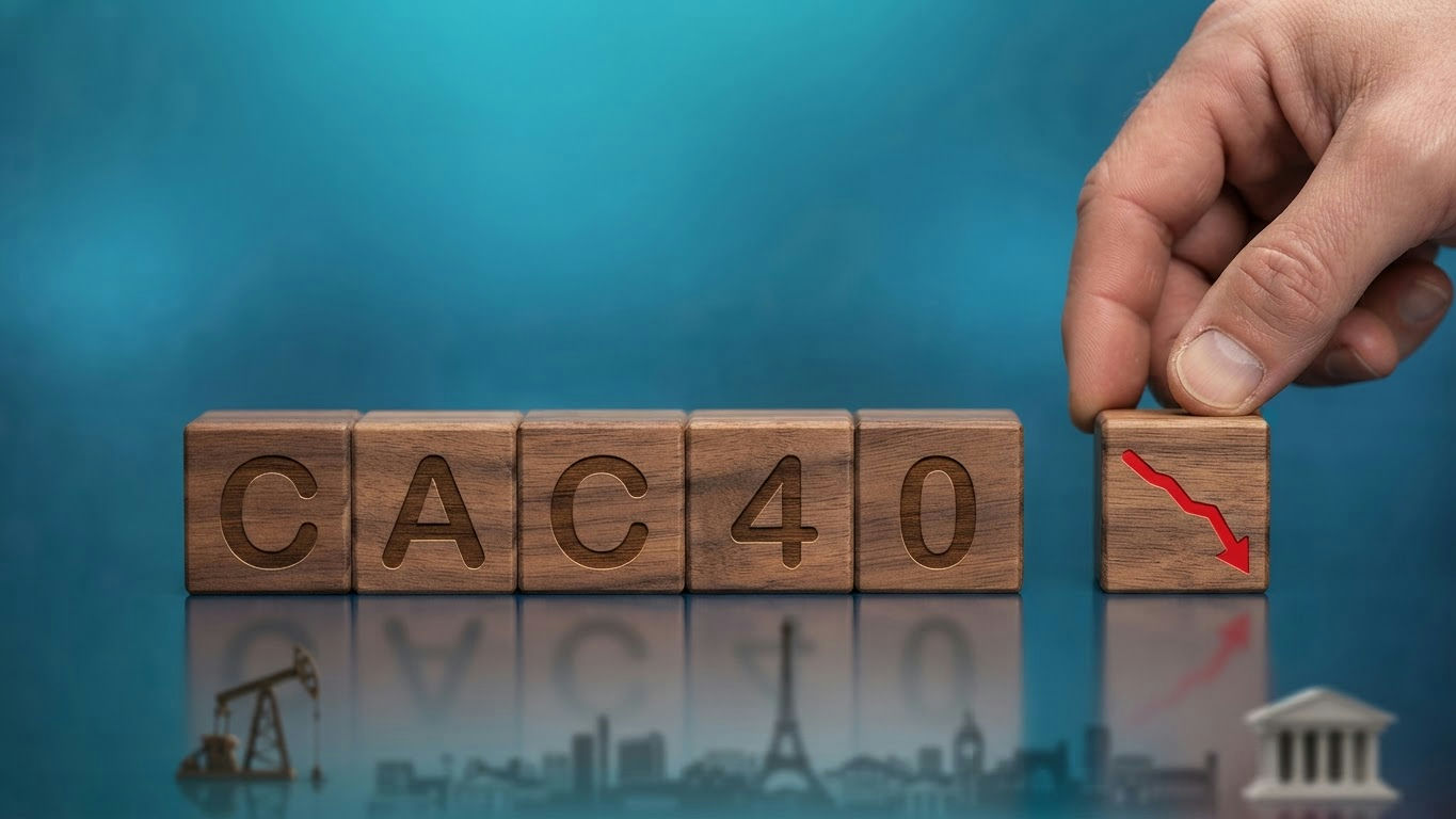CAC 40 : Pétrole et taux font reculer Paris