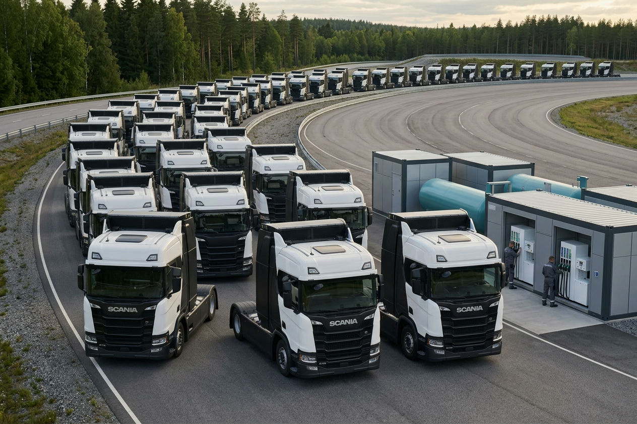 Scania teste 40 camions à hydrogène équipés par Toyota