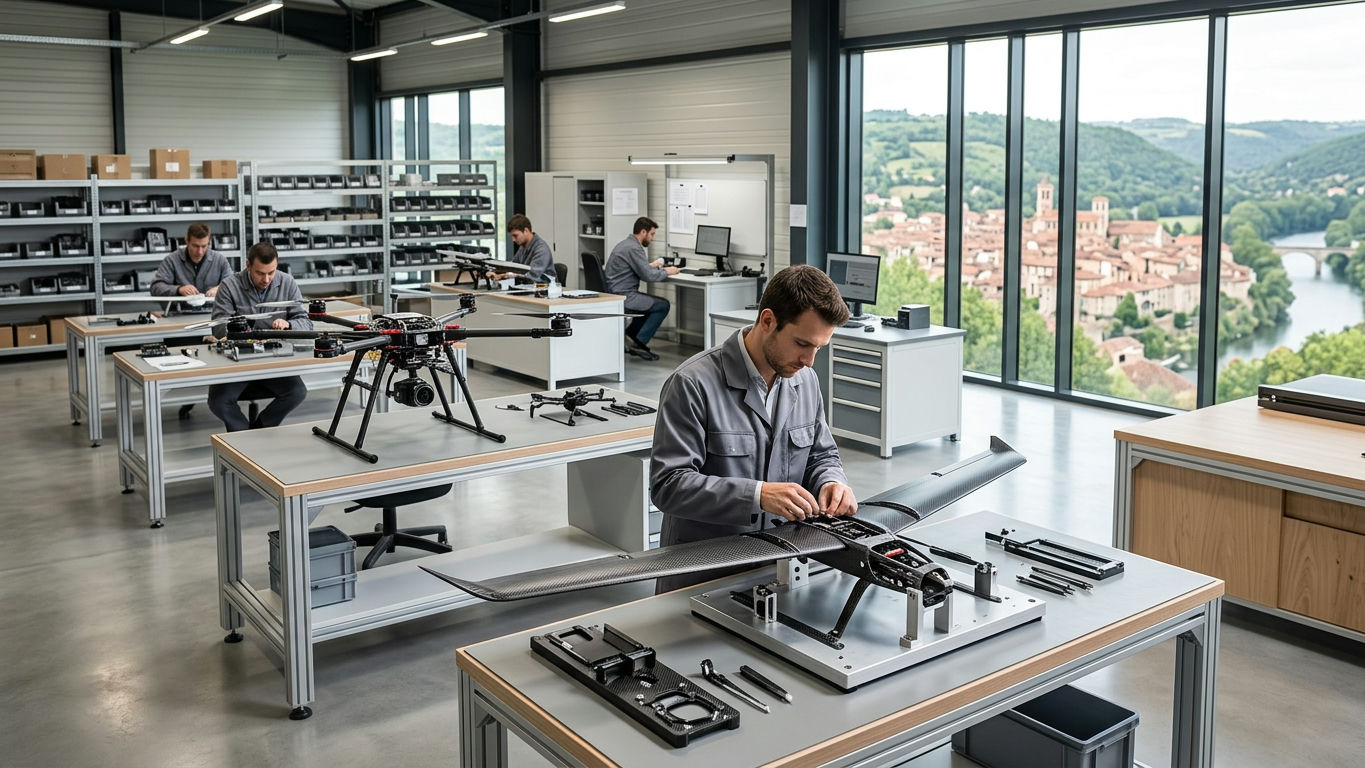 Tekever implante sa production de drones à Cahors