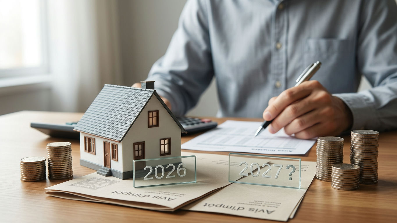 Taxe foncière 2026 : la hausse ralentit, 2027 déjà en question