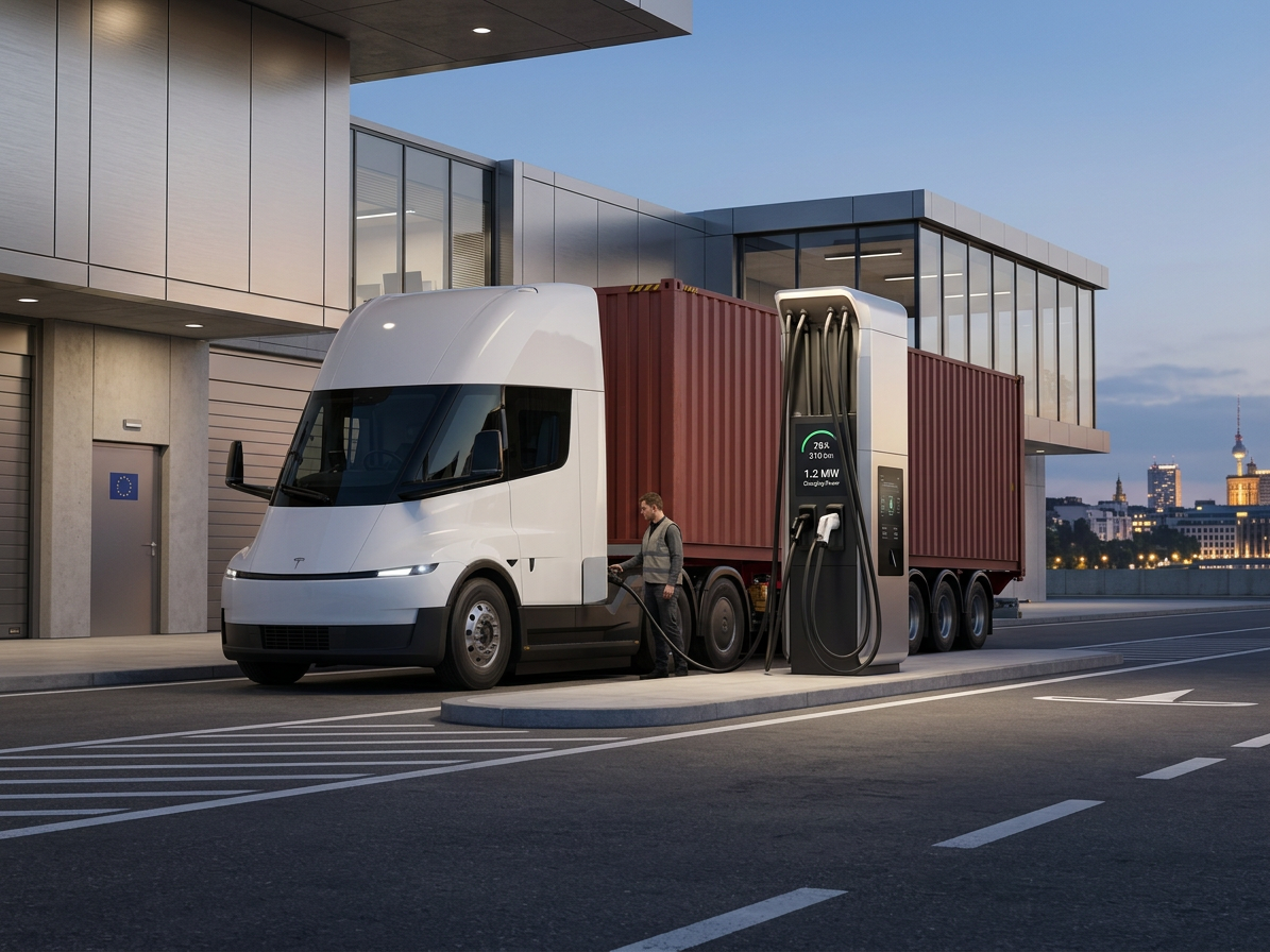 Tesla Semi : son arrivée en Europe, autonomie et puissance de recharge