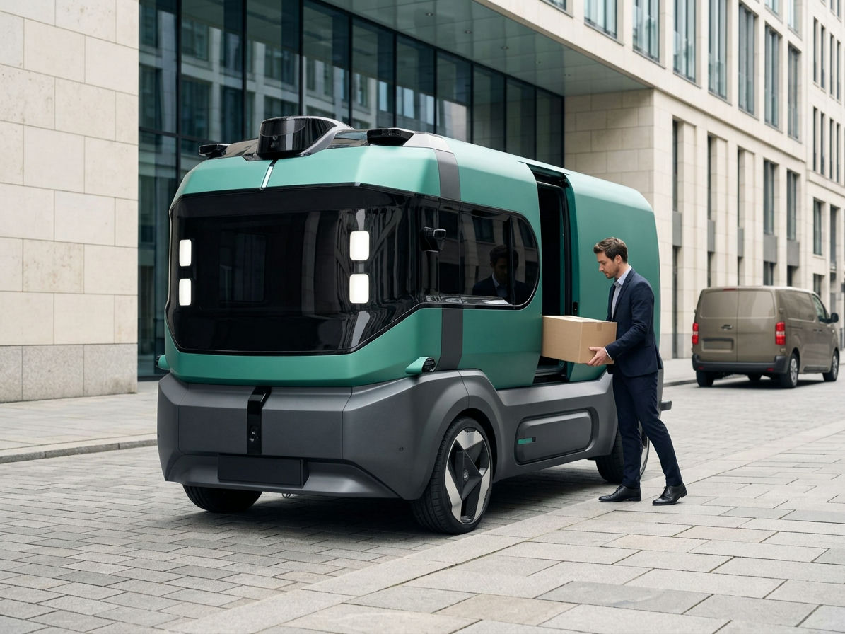 Stellantis et son utilitaire électrique autonome BOW pour la livraison urbaine