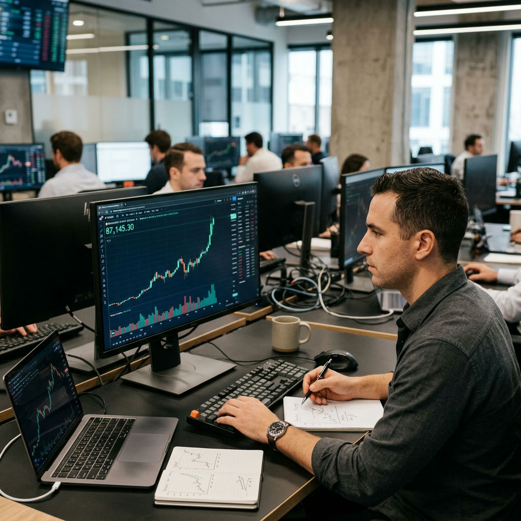 Bitcoin franchit à nouveau les 87 000 dollars, la dynamique s'accélère