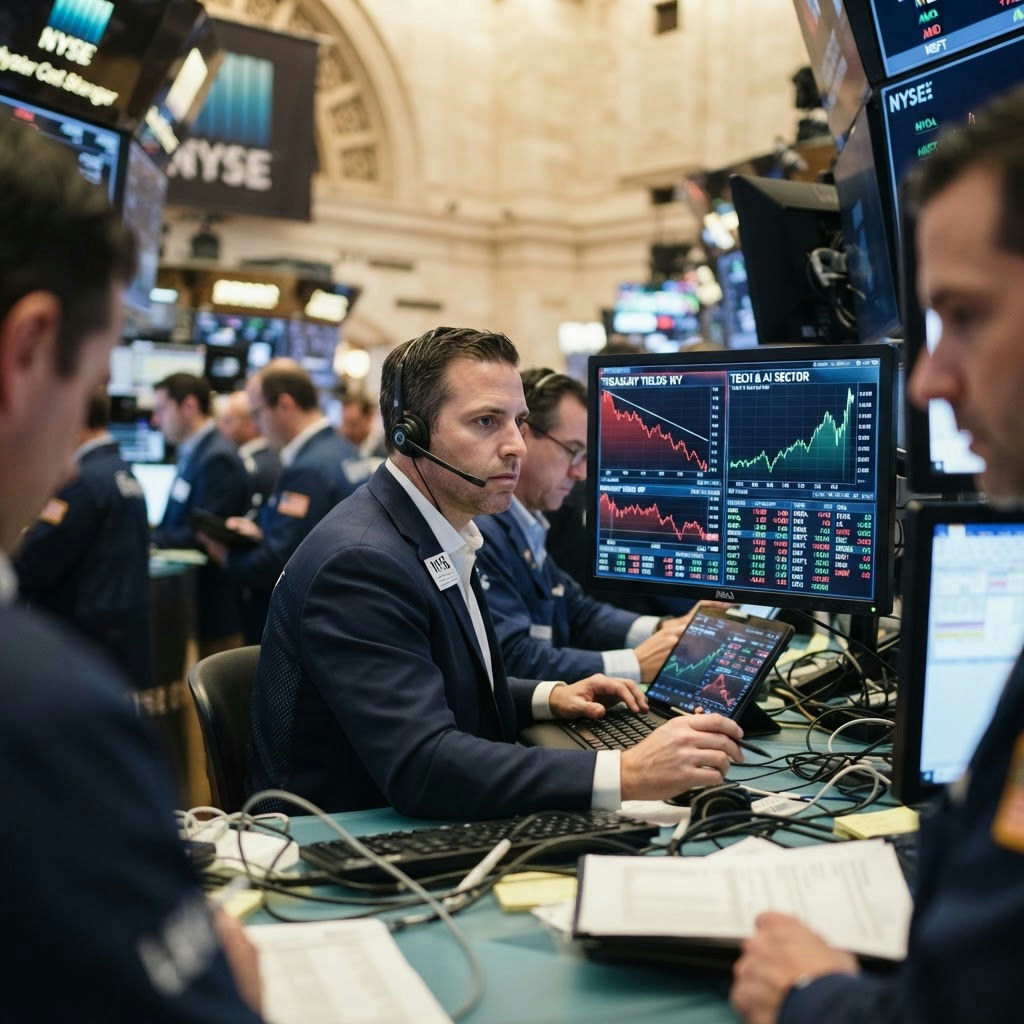 Wall Street La tech face aux taux élevés L'IA peut-elle soutenir la hausse