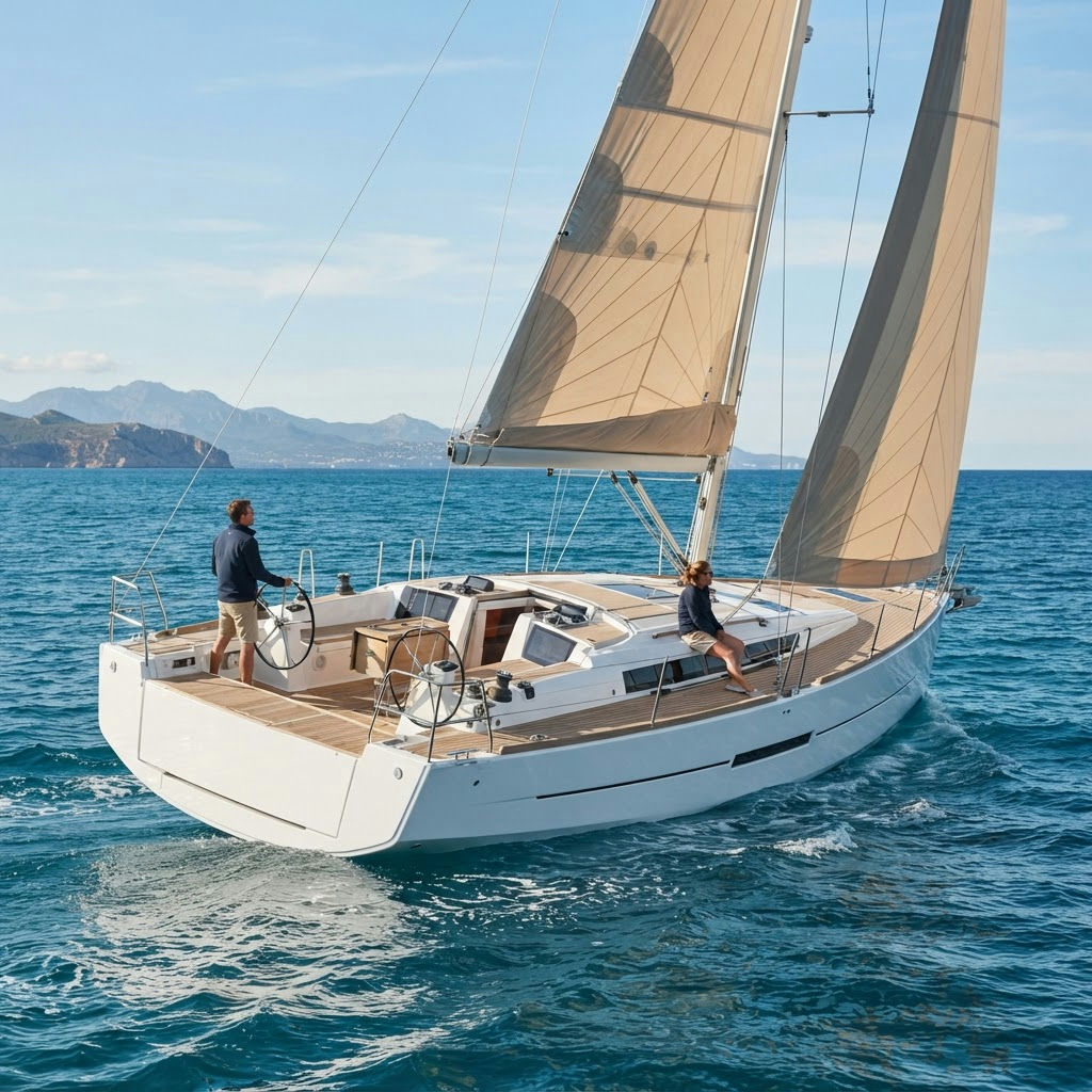 Dufour 39 : le nouveau croiseur de 12 mètres alliant confort et navigation
