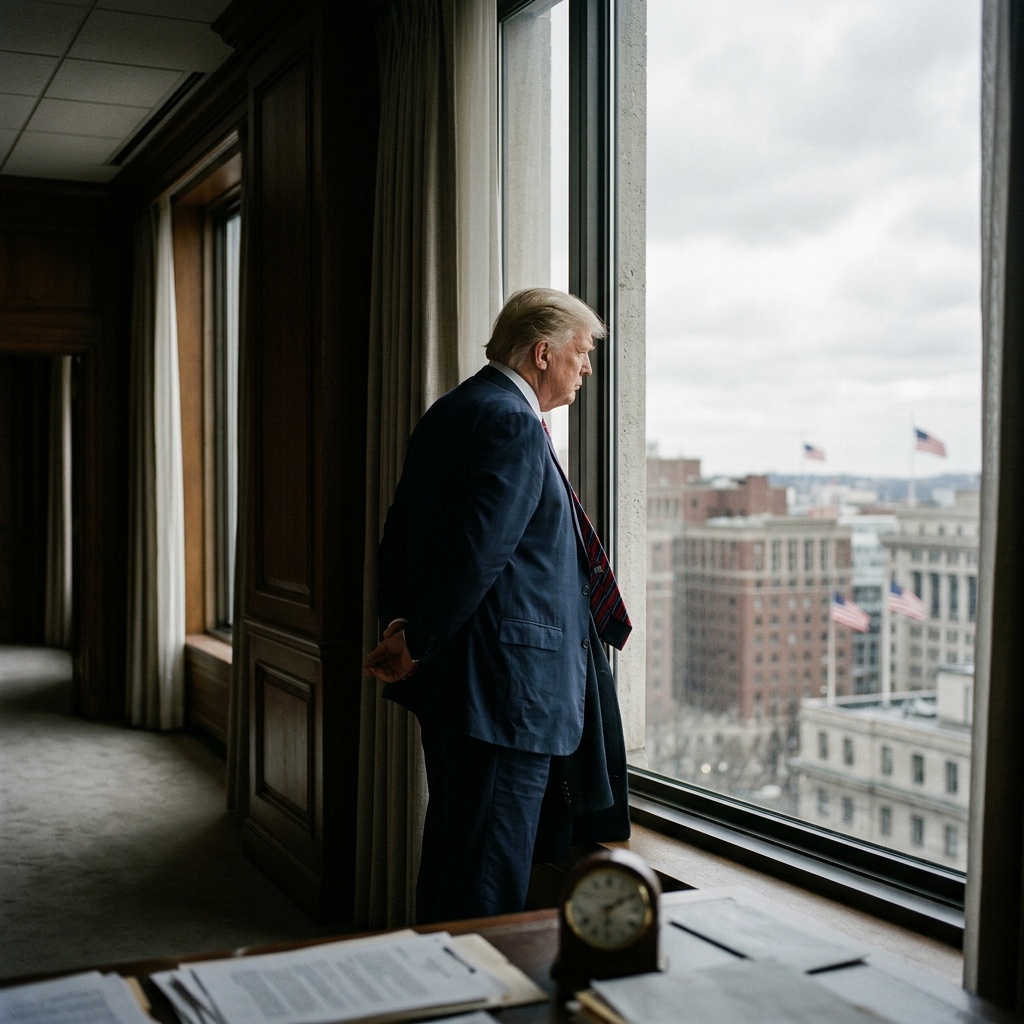 La cote de Trump au plus bas à 32 % face à l'inflation américaine