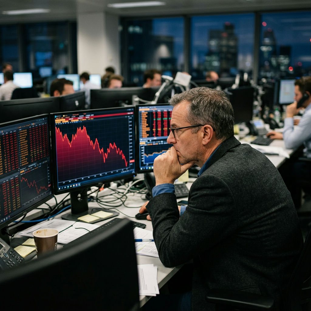 Parier sur la chute de la bourse et des marchés actions indices