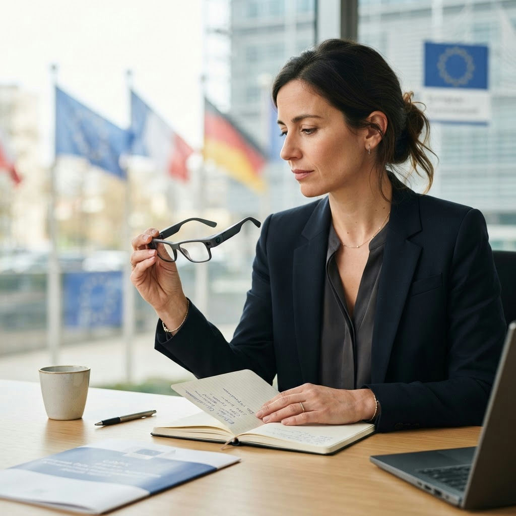 Lunettes connectées et vie privée : les pistes européennes du CEPD