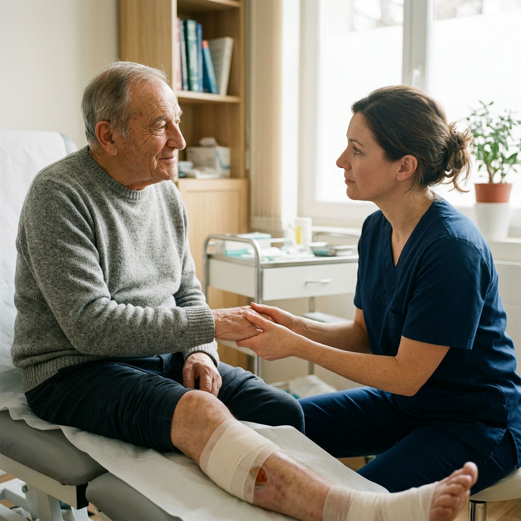 Créer du lien avec le patient, un soin essentiel en plaies chroniques