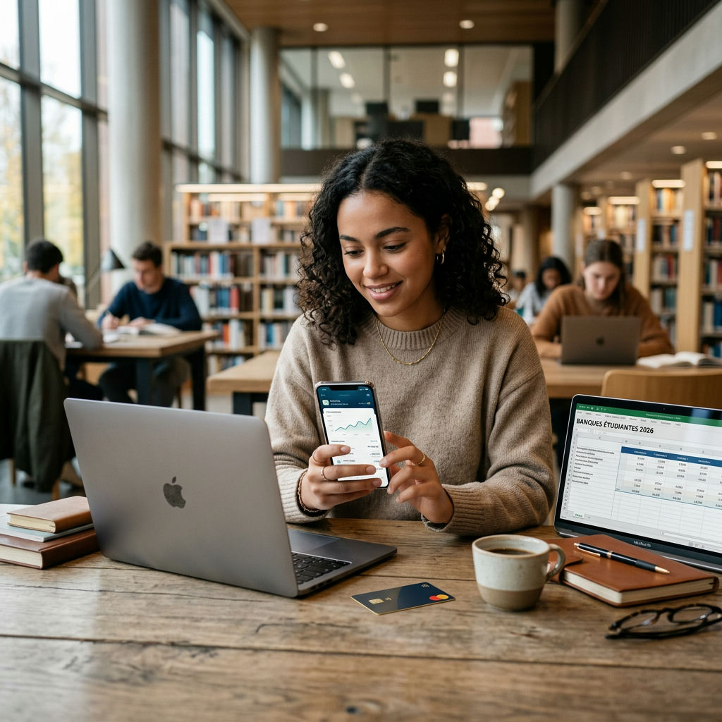 Banques en ligne pour étudiants 2026 : comparatif et conseils